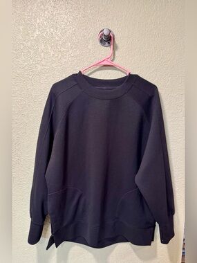Women's YPB Black Crewneck Pullover Sweatshirt Size M